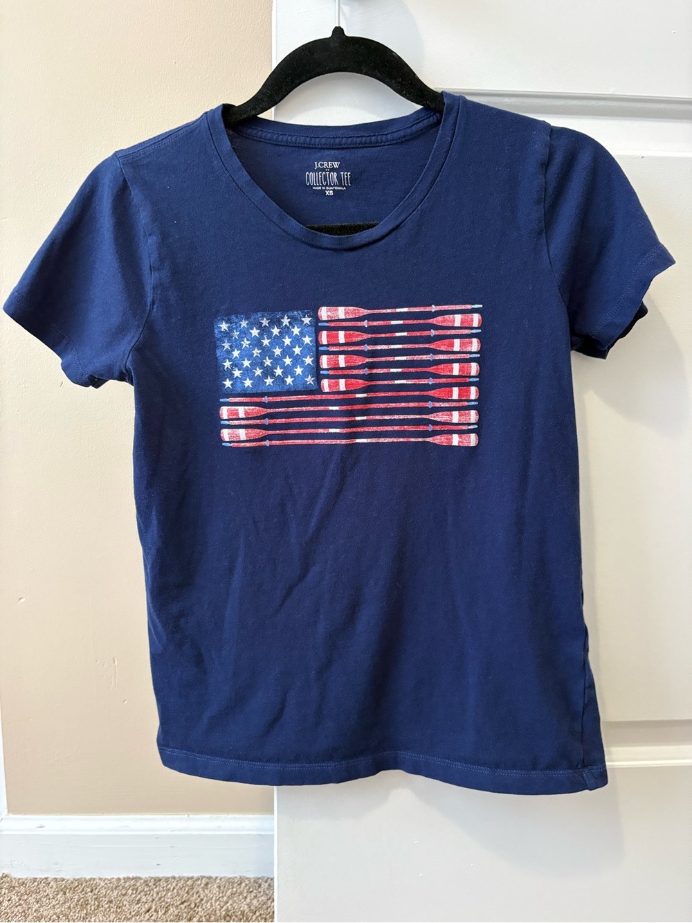 J.Crew 4th Of July Collectors Tee Navy Blue